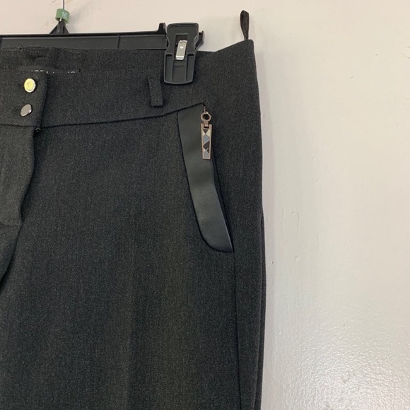 VANGELIZA Women Stretch Wool Dark Gray Pants - Picture 4 of 7